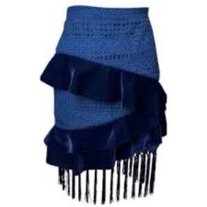 PatBO Size 4 Navy Skirt